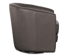 Load image into Gallery viewer, Theva Leather Swivel Chair - Brown
